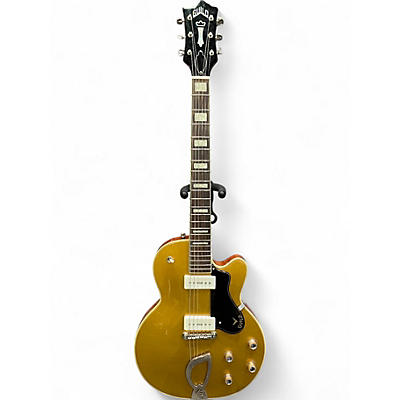 Used Guild M-75G Gold Top Solid Body Electric Guitar