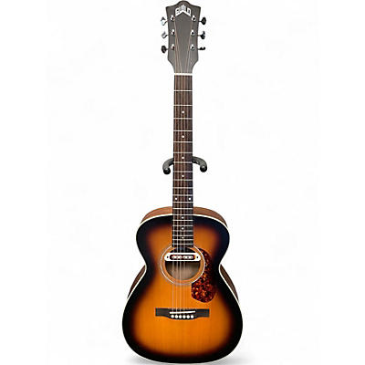 Used Guild M240E TRUBADOUR SUNBURST Acoustic Guitar