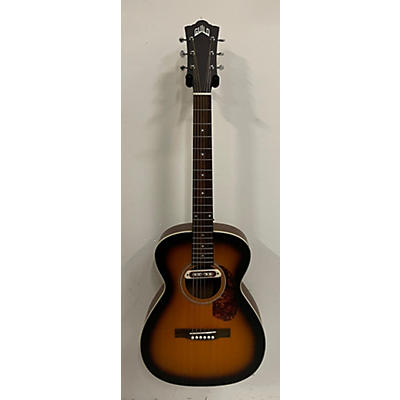 Guild Used Guild M240e Sunburst Acoustic Electric Guitar