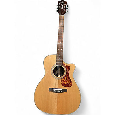 Used Guild OM-150CE Natural Acoustic Electric Guitar