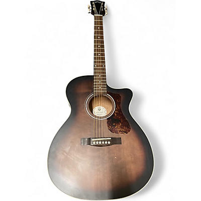 Used Guild OM-240CE Antique Burst Acoustic Electric Guitar
