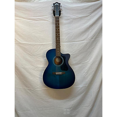 Guild Used Guild OM-240CE Blue Burst Acoustic Electric Guitar