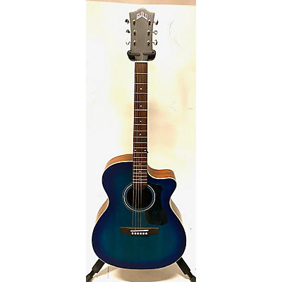 Guild Used Guild OM-240CE DARK BLUE BURST Acoustic Guitar