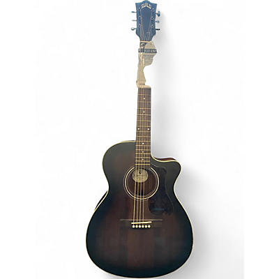 Used Guild OM-240CE Mahogany Acoustic Electric Guitar