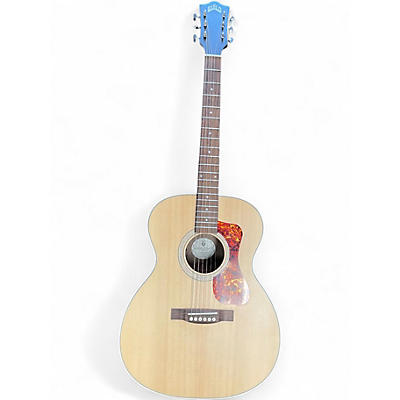 Used Guild OM-250E Natural Acoustic Electric Guitar