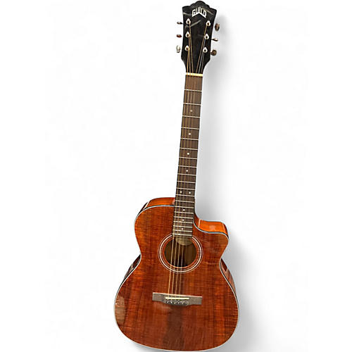 Used Guild OM-260CE BW BLACKWOOD Acoustic Electric Guitar BLACKWOOD