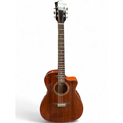 Used Guild OM-260CE DELUXE BLACKWOOD Natural Acoustic Electric Guitar