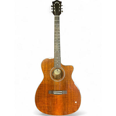 Used Guild OM-260CE Deluxe Blackwood Mahogany Acoustic Guitar