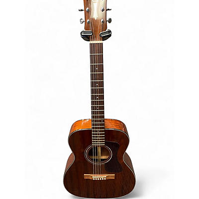 Used Guild OM120 Natural Brown Acoustic Guitar