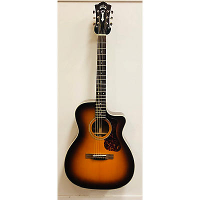 Guild Used Guild OM140ce Vintage Sunburst Acoustic Electric Guitar