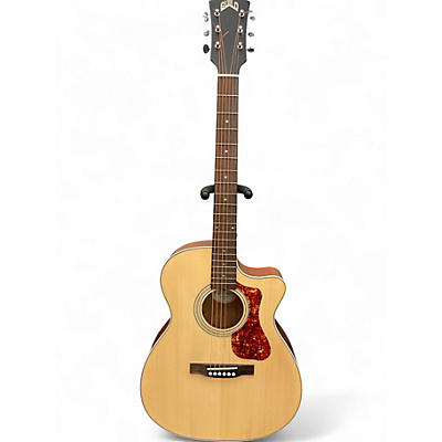 Used Guild OM240CE Natural Acoustic Guitar