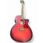 Used Guild OM24OCE Crimson Red Burst Acoustic Electric Guitar Crimson Red Burst