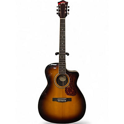 Used Guild OM260-CE DELUXE Tobacco Burst Acoustic Electric Guitar