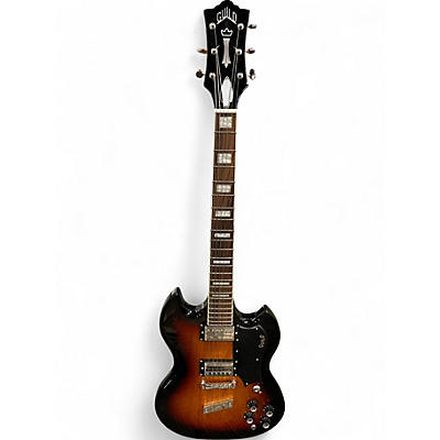 Used Guild POLARA 2 Color Sunburst Solid Body Electric Guitar