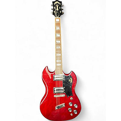 Used Guild POLARA DELUXE RED Solid Body Electric Guitar
