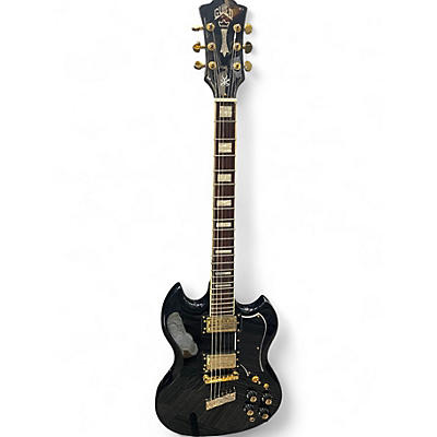 Used Guild POLARA KIM THAYIL Black and Gold Solid Body Electric Guitar
