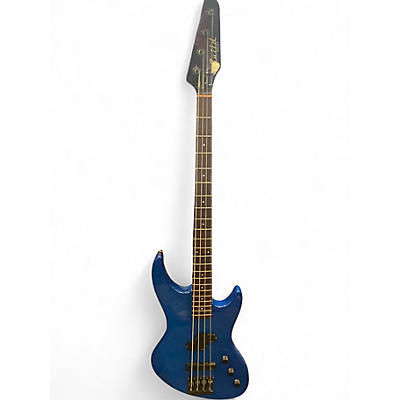 Used Guild Pilot Blue Electric Bass Guitar