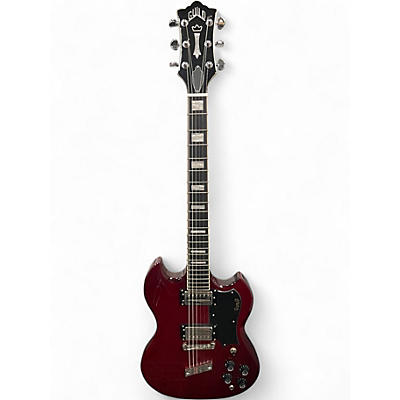 Used Guild Polara Deluxe Vintage Cherry Solid Body Electric Guitar