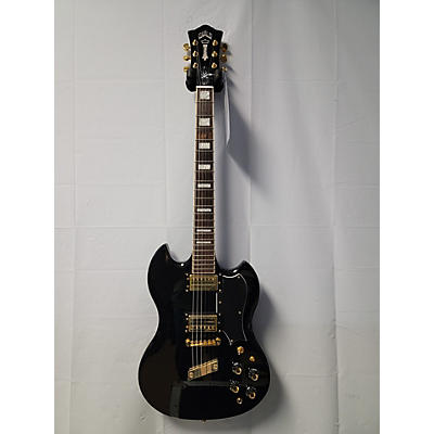 Guild Used Guild Polara Kim Thayil Solid Body Electric Black Guitar Black Solid Body Electric Guitar