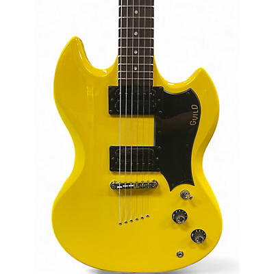 Used Guild Polara Voltage Yellow Solid Body Electric Guitar