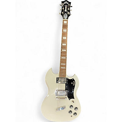 Used Guild S100 Alpine White Solid Body Electric Guitar