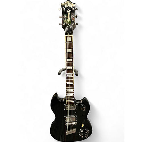 Used Guild S100 Black Solid Body Electric Guitar Black