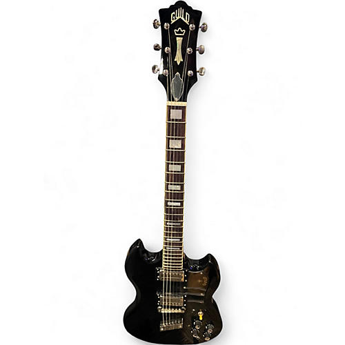 Used Guild S100 Black Solid Body Electric Guitar Black