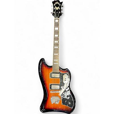 Used Guild S200 T-BIRD 3 Color Sunburst Solid Body Electric Guitar