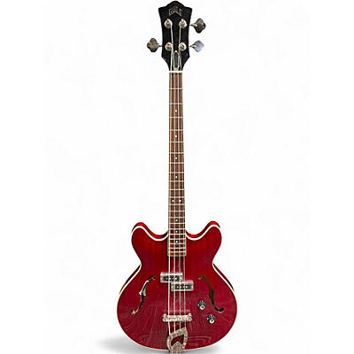 Used Guild SF-1 Bass Cherry Electric Bass Guitar