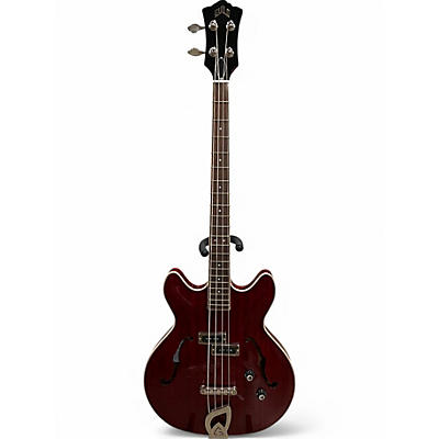 Used Guild SF-1 Cherry Electric Bass Guitar