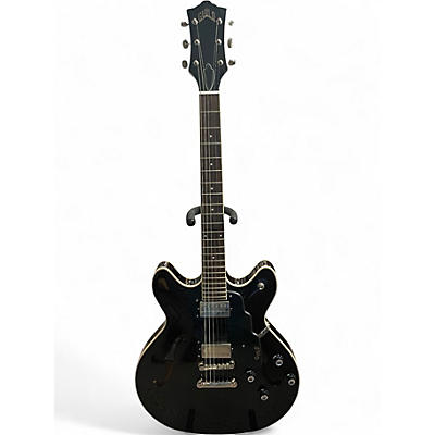 Used Guild SF-1DC Black Hollow Body Electric Guitar