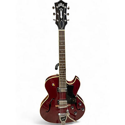 Used Guild SF III Wine Red Hollow Body Electric Guitar
