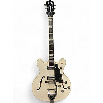 Used Guild SF-V White Hollow Body Electric Guitar