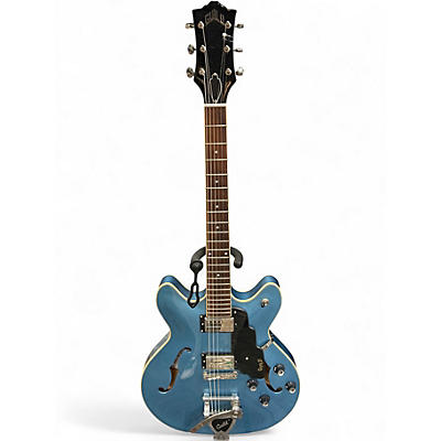Used Guild SF1DCGVT Blue Hollow Body Electric Guitar