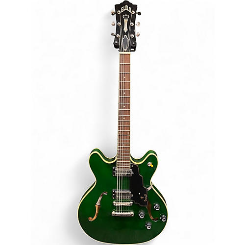 Used Guild SFIVST Starfire Emerald Green Hollow Body Electric Guitar Emerald Green