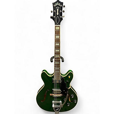 Used Guild STARFIRE III TR GREEN Hollow Body Electric Guitar