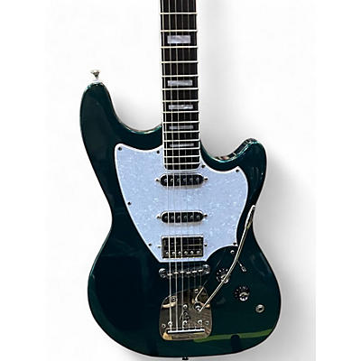 Used Guild SURFLINER DELUXE Emerald Green Solid Body Electric Guitar
