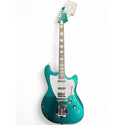 Used Guild SURFLINER DELUXE Emerald Green Solid Body Electric Guitar
