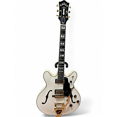 Used Guild StarFire VI Olympic White Hollow Body Electric Guitar