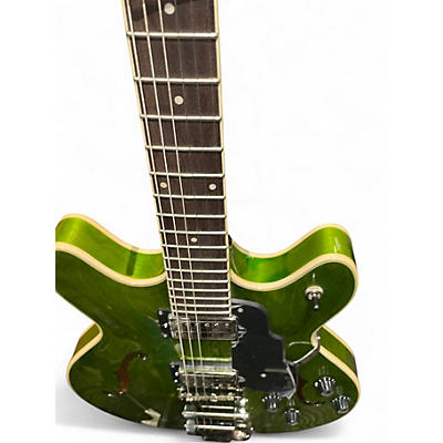 Used Guild Starfire Emerald Green Hollow Body Electric Guitar
