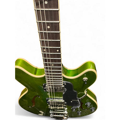 Used Guild Starfire Emerald Green Hollow Body Electric Guitar Emerald Green