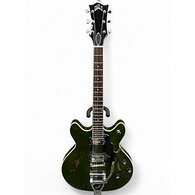 Used Guild Starfire Emerald Green Hollow Body Electric Guitar