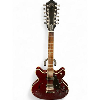 Used Guild Starfire I-12 Cherry Hollow Body Electric Guitar