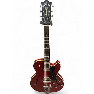 Used Guild Starfire III Cherry Hollow Body Electric Guitar