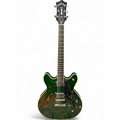 Used Guild Starfire IV Apple Green Hollow Body Electric Guitar