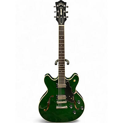 Used Guild Starfire IV Emerald Green Hollow Body Electric Guitar