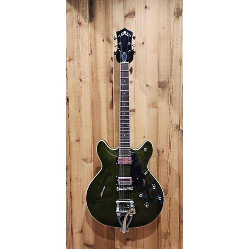 Used Guild Starfire IV Green Hollow Body Electric Guitar Green