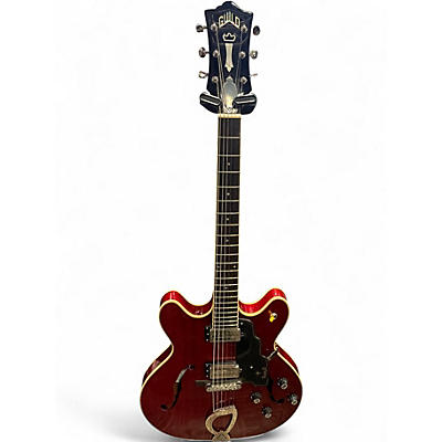 Used Guild Starfire IV Red Hollow Body Electric Guitar