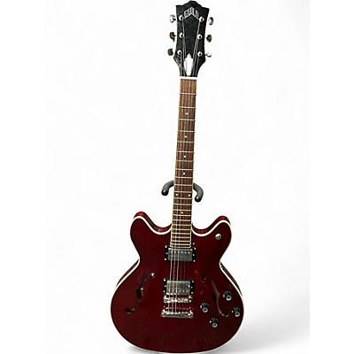 Used Guild Starfire Red Hollow Body Electric Guitar