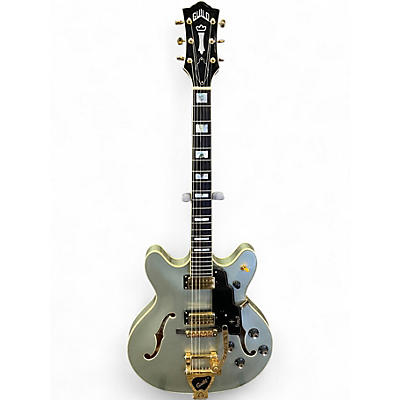 Used Guild Starfire VI Metallic Silver Hollow Body Electric Guitar